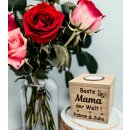 Teelichthalter "Beste Mama" - Geschenk für Mama