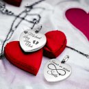 Herz-Anhänger - Liebes Geschenk Love Valentinstag