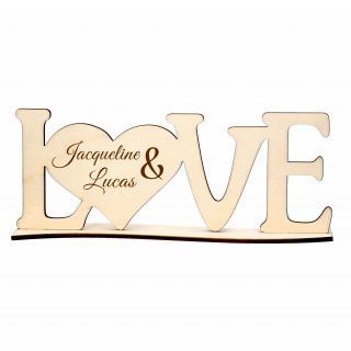 Love Schriftzug - Personalisierte Geschenkidee