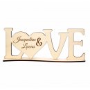 Love Schriftzug - Personalisierte Geschenk mit Gravur